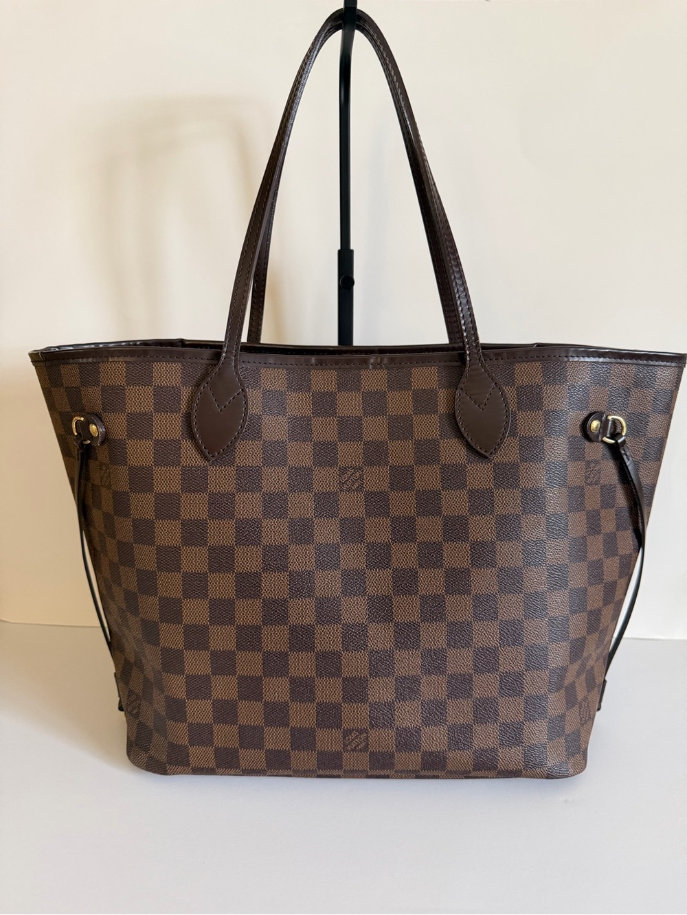 Louis Vuitton Neverfull MM Damier Ebene with Dustbag